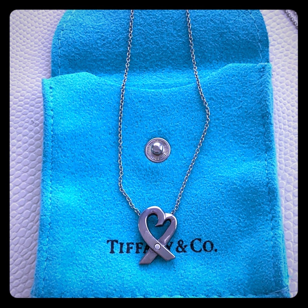 Tiffany Paloma Picasso Loving Heart necklace